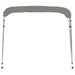 Parasolar barcă Bimini cu 4 arcuri, gri, 243x180x137 cm - WALTI WALTI