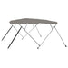 Parasolar barcă Bimini cu 4 arcuri, gri, 243x210x137 cm - WALTI WALTI