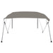 Parasolar barcă Bimini cu 4 arcuri, gri, 243x210x137 cm - WALTI WALTI