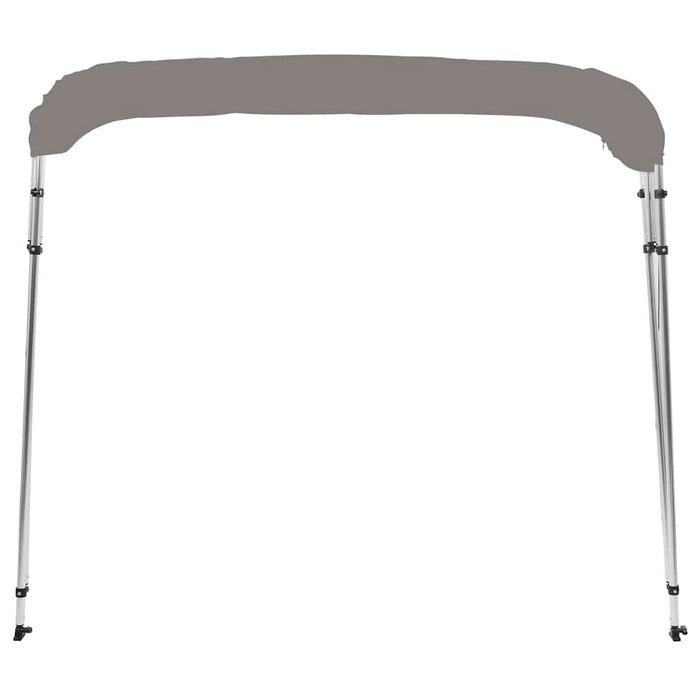 Parasolar barcă Bimini cu 4 arcuri, gri, 243x210x137 cm - WALTI WALTI