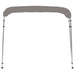 Parasolar barcă Bimini cu 4 arcuri, gri, 243x210x137 cm - WALTI WALTI