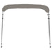 Parasolar barcă Bimini cu 4 arcuri, gri, 243x244x137 cm - WALTI WALTI