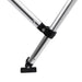 Parasolar barcă Bimini cu 4 arcuri, gri, 243x244x137 cm - WALTI WALTI