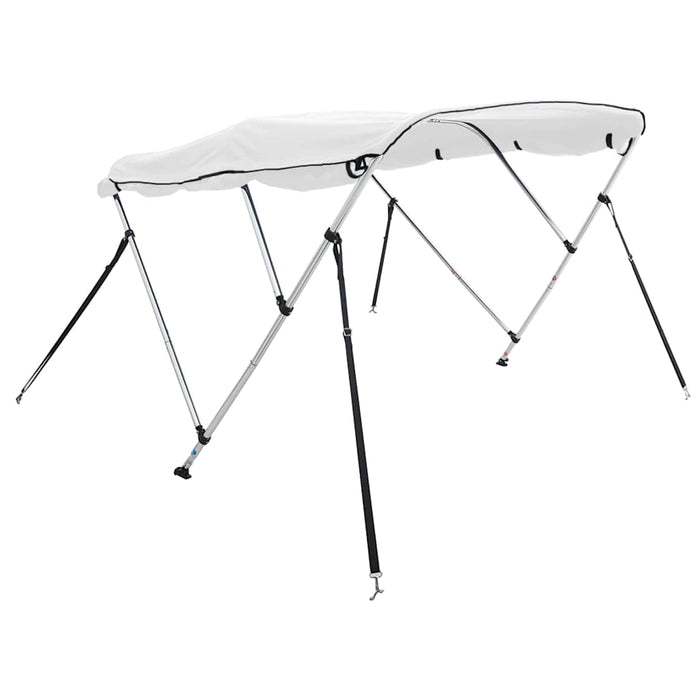 Parasolar Bimini 3 arcuri pereți laterali, 183x(137-152)x137 cm - WALTI WALTI