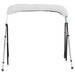 Parasolar Bimini 3 arcuri pereți laterali, 183x(137-152)x137 cm - WALTI WALTI