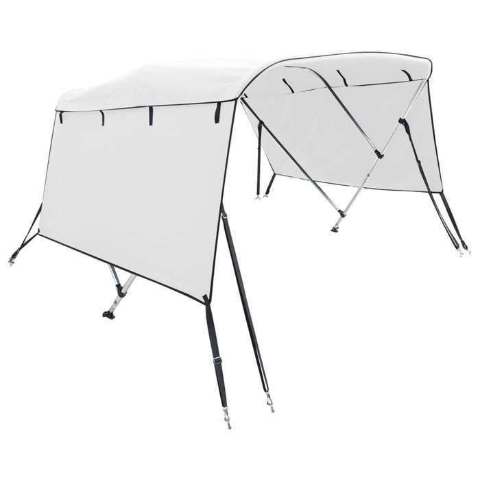 Parasolar Bimini 3 arcuri pereți laterali, 183x(154-167)x137 cm - WALTI WALTI