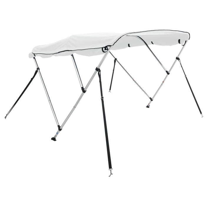 Parasolar Bimini 3 arcuri pereți laterali, 183x(154-167)x137 cm - WALTI WALTI