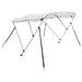 Parasolar Bimini 3 arcuri pereți laterali, 183x(154-167)x137 cm - WALTI WALTI