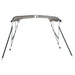 Parasolar Bimini 3 arcuri pereți laterali, 183x(137-152)x137 cm - WALTI WALTI