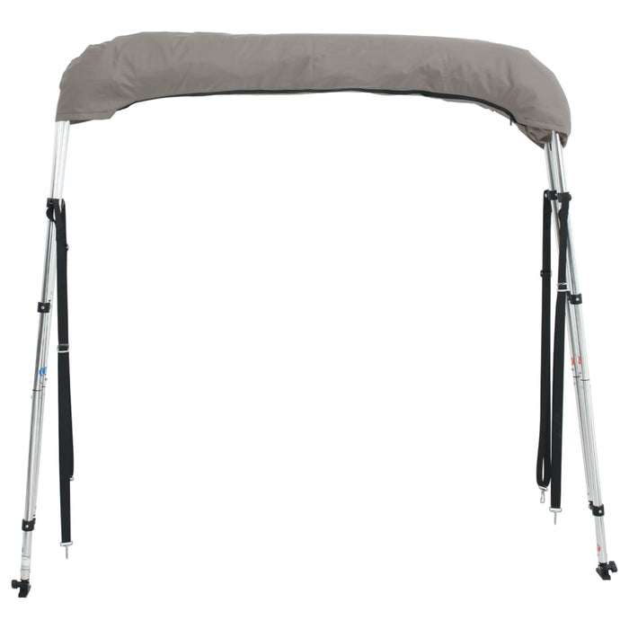 Parasolar Bimini 3 arcuri pereți laterali, 183x(137-152)x137 cm - WALTI WALTI