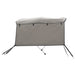 Parasolar Bimini 3 arcuri pereți laterali, 183x(137-152)x137 cm - WALTI WALTI