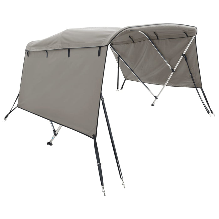 Parasolar Bimini 3 arcuri pereți laterali, 183x(154-167)x137 cm - WALTI WALTI