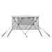 Parasolar Bimini 3 arcuri pereți din plasă 183x(154-167)x137 cm - WALTI WALTI
