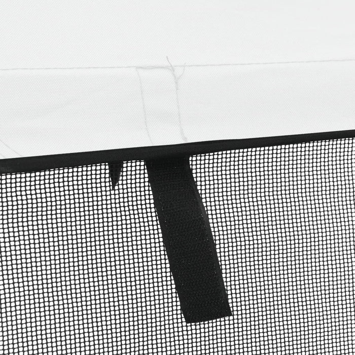 Parasolar Bimini 3 arcuri pereți din plasă 183x(170-182)x137 cm - WALTI WALTI
