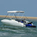 Parasolar Bimini 3 arcuri pereți din plasă 183x(170-182)x137 cm - WALTI WALTI