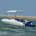 Parasolar Bimini 3 arcuri pereți din plasă 183x(185-198)x137 cm - WALTI WALTI