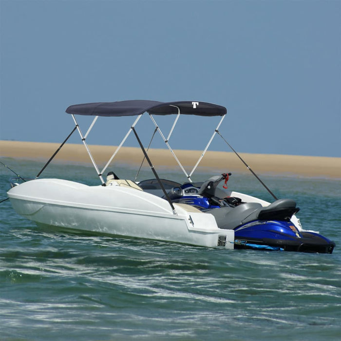 Parasolar Bimini 3 arcuri pereți din plasă 183x(185-198)x137 cm - WALTI WALTI