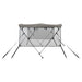 Parasolar Bimini 3 arcuri pereți din plasă 183x(154-167)x137 cm - WALTI WALTI