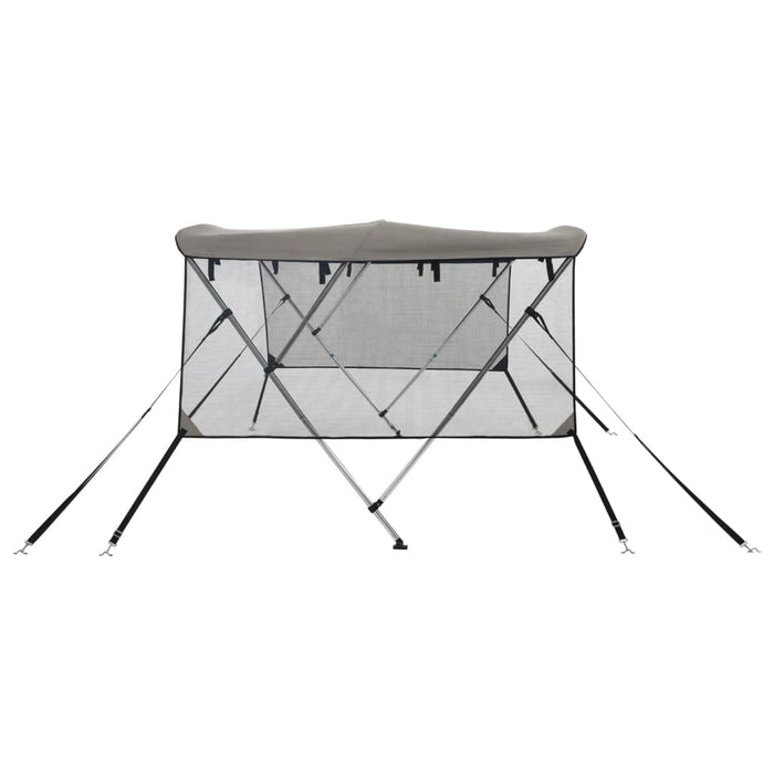 Parasolar Bimini 3 arcuri pereți din plasă 183x(170-182)x137 cm - WALTI WALTI