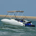 Parasolar Bimini 3 arcuri pereți din plasă 183x(170-182)x137 cm - WALTI WALTI