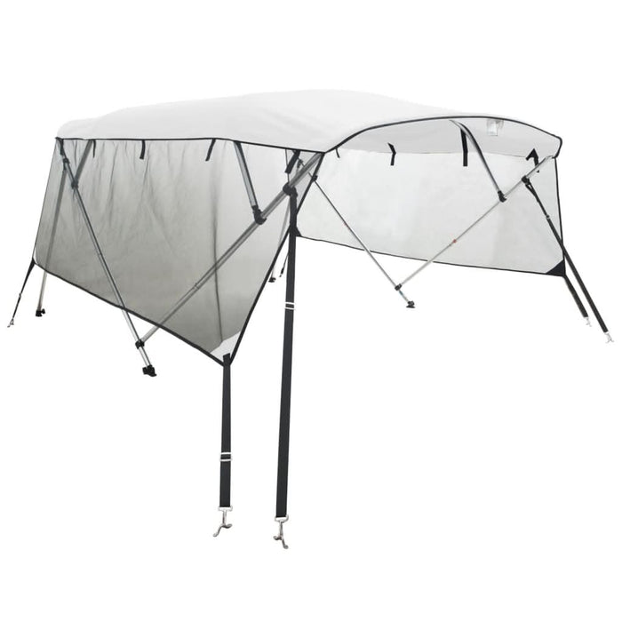 Parasolar Bimini 3 arcuri pereți din plasă 243x(170-182)x137 cm - WALTI WALTI
