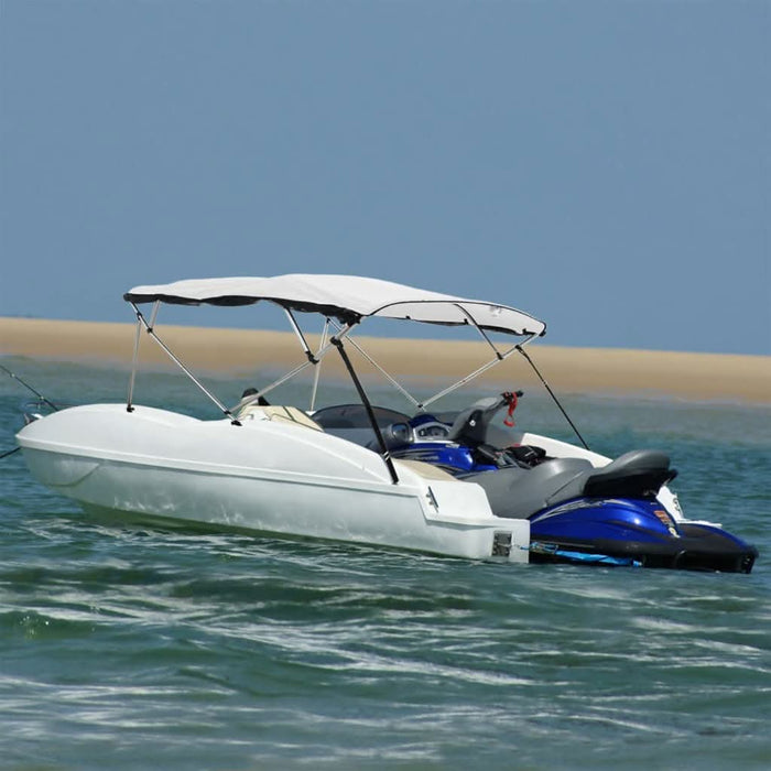 Parasolar Bimini 3 arcuri pereți din plasă 243x(170-182)x137 cm - WALTI WALTI