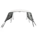 Parasolar Bimini 4 arcuri pereți din plasă 243x(185-198)x137 cm - WALTI WALTI