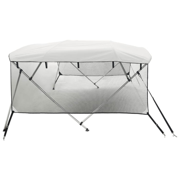 Parasolar Bimini 4 arcuri pereți din plasă 243x(185-198)x137 cm - WALTI WALTI