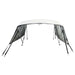 Parasolar Bimini 4 arcuri pereți plasă 243x(230-244)x137 cm - WALTI WALTI