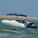 Parasolar Bimini 4 arcuri pereți laterali, 243x(200-213)x137 cm - WALTI WALTI