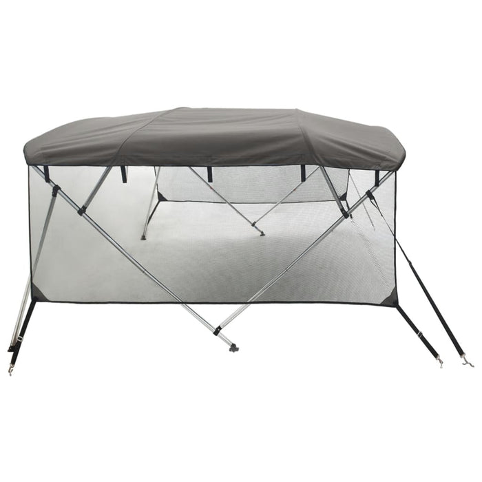 Parasolar Bimini 4 arcuri pereți din plasă 243x(170-182)x137 cm - WALTI WALTI