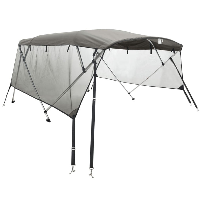 Parasolar Bimini 4 arcuri pereți din plasă 243x(200-213)x137 cm - WALTI WALTI