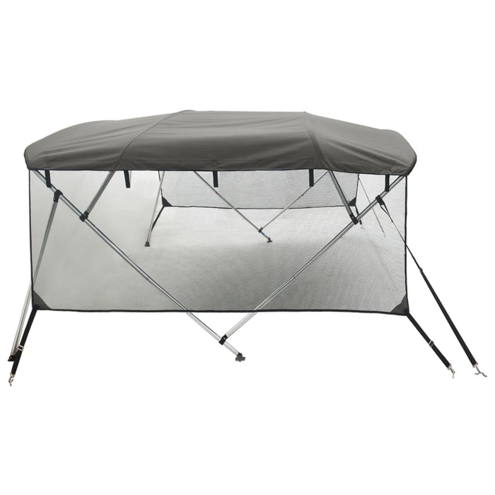 Parasolar Bimini 4 arcuri pereți din plasă 243x(200-213)x137 cm - WALTI WALTI