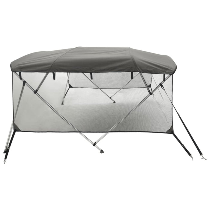 Parasolar Bimini 4 arcuri pereți din plasă 243x(230-244)x137 cm - WALTI WALTI