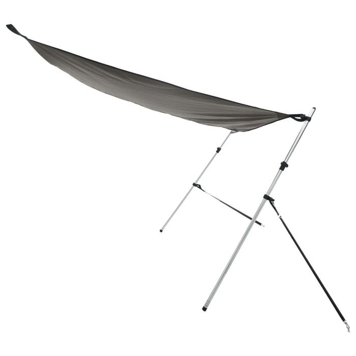 Extensie parasolar T-Top, gri antracit, 170x170x(115-183) cm - WALTI WALTI