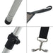 Extensie parasolar T-Top, gri antracit, 170x170x(115-183) cm - WALTI WALTI