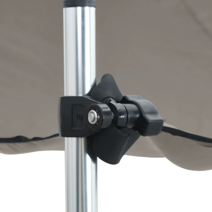 Extensie parasolar T-Top, gri antracit, 170x170x(115-183) cm - WALTI WALTI