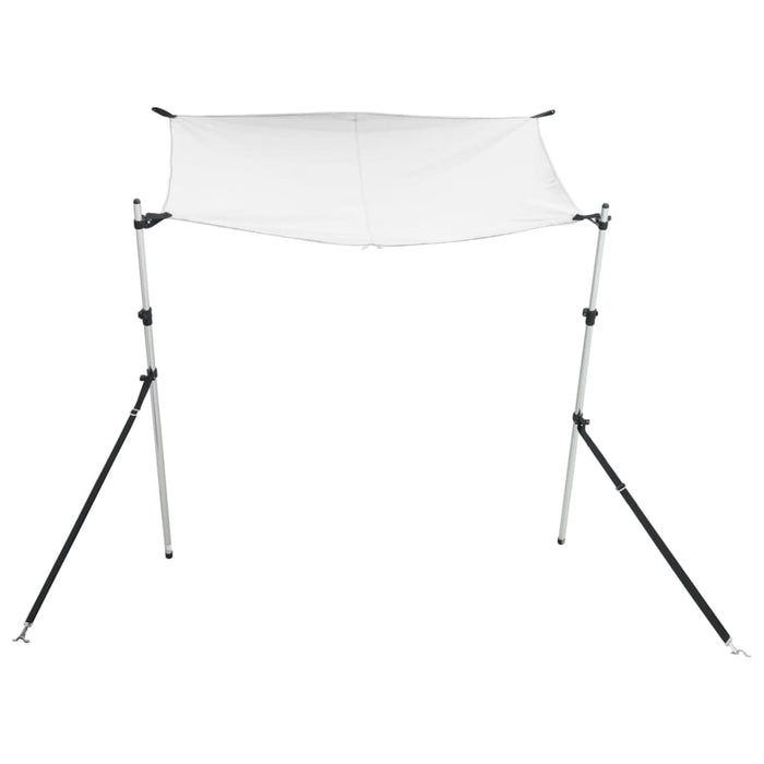 Extensie parasolar T-Top, alb, 170x208x(115-183) cm WALTI