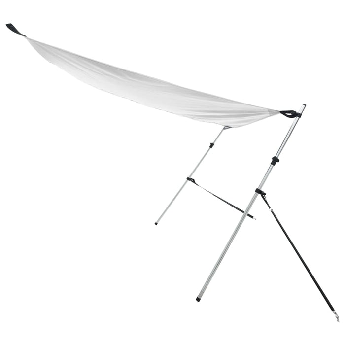Extensie parasolar T-Top, alb, 170x208x(115-183) cm WALTI