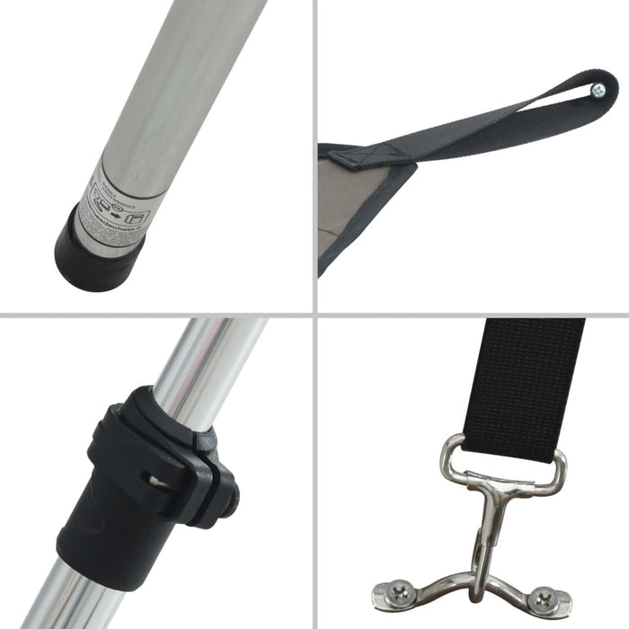 Extensie parasolar T-Top, antracit, 170x208x(115-183) cm WALTI