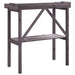 Masă de plante cu raft, gri, 78x38x82,5 cm, lemn masiv de brad - WALTI WALTI