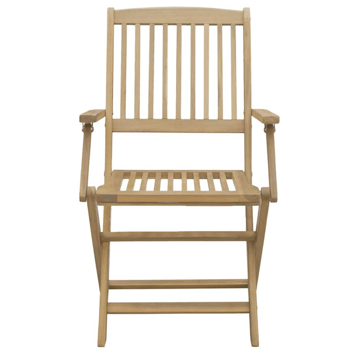 Scaune grădină pliabile 6 buc. 54x61x88 cm lemn masiv acacia WALTI