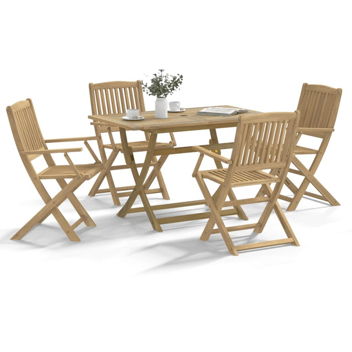Set mobilier de grădină, 5 piese, lemn masiv de acacia WALTI
