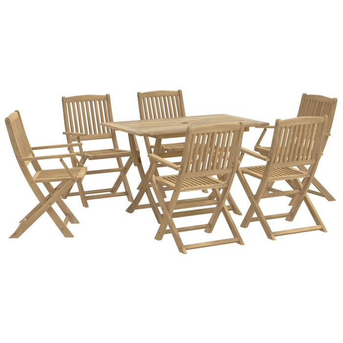 Set mobilier de grădină, 7 piese, lemn masiv de acacia - WALTI WALTI