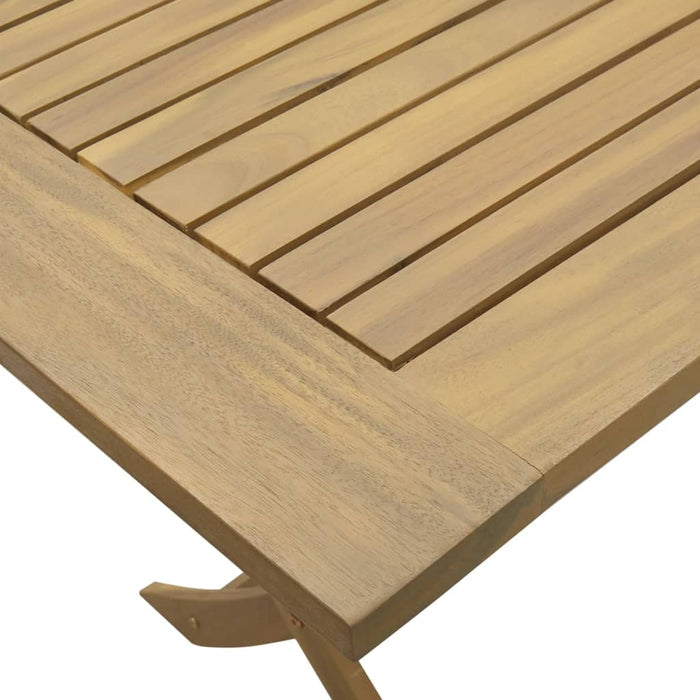 Set mobilier de grădină, 7 piese, lemn masiv de acacia - WALTI WALTI