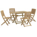 Set mobilier de grădină, 5 piese, lemn masiv de acacia - WALTI WALTI