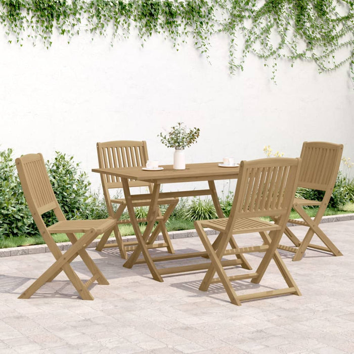 Set mobilier de grădină, 5 piese, lemn masiv de acacia - WALTI WALTI