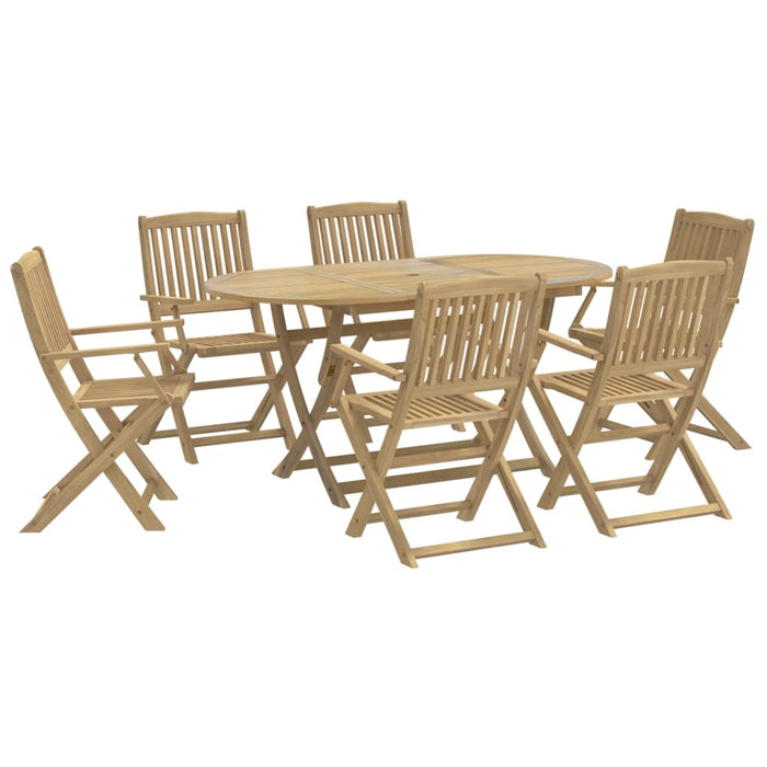 Set mobilier de grădină, 7 piese, lemn masiv de acacia WALTI