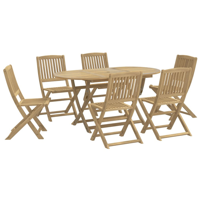 Set mobilier de grădină, 7 piese, lemn masiv de acacia - WALTI WALTI