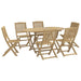 Set mobilier de grădină, 7 piese, lemn masiv de acacia - WALTI WALTI